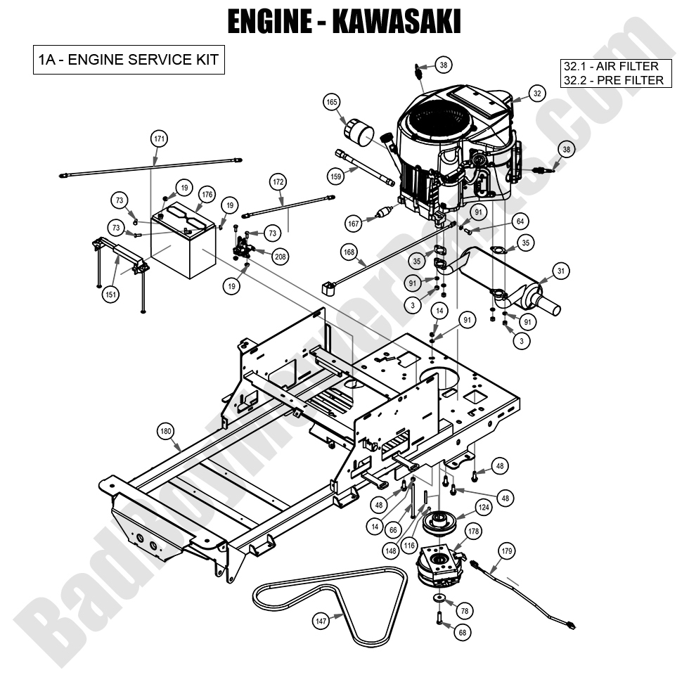 2021 ZT Elite Engine - Kawasaki